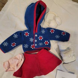 American Girl Doll Molly's Skating Outfit